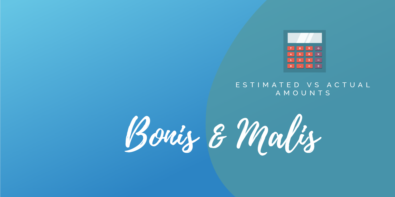 Analyser les bonis & malis